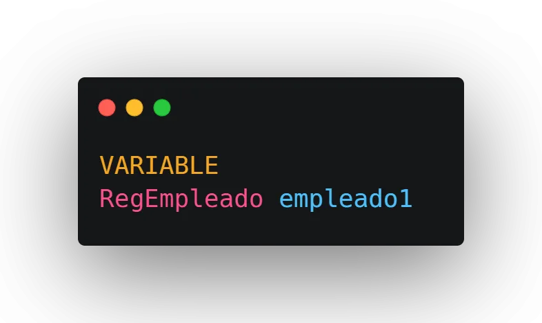 Uso del registro empleado