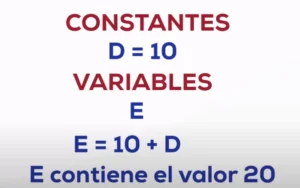 Declaración de constantes en programación