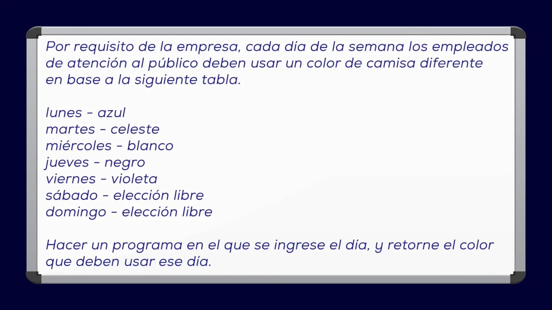 Problema Switch Case